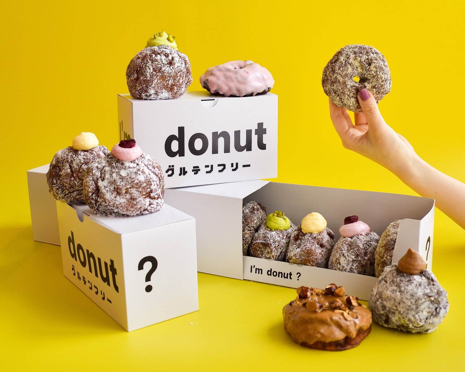 「アイムドーナツ？」初のグルテンフリー専門店が渋谷に、米粉使用“もちしゅわ”食感の生ドーナツ｜写真2
