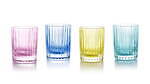 バカラ“パステルカラー”の夏タンブラー、ピンクやライトブルー透き通るクリスタルグラス｜写真1