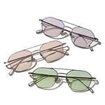 ソフネット×金子眼鏡のカラフルサングラス、“99%UVカット”八角形レンズやボストン型｜写真9