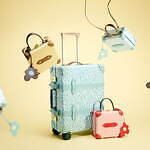 グローブ・トロッター“パステル調”のカモ柄スーツケース＆花型チャーム、ゴルフ・ラ・フルールとコラボ｜写真12