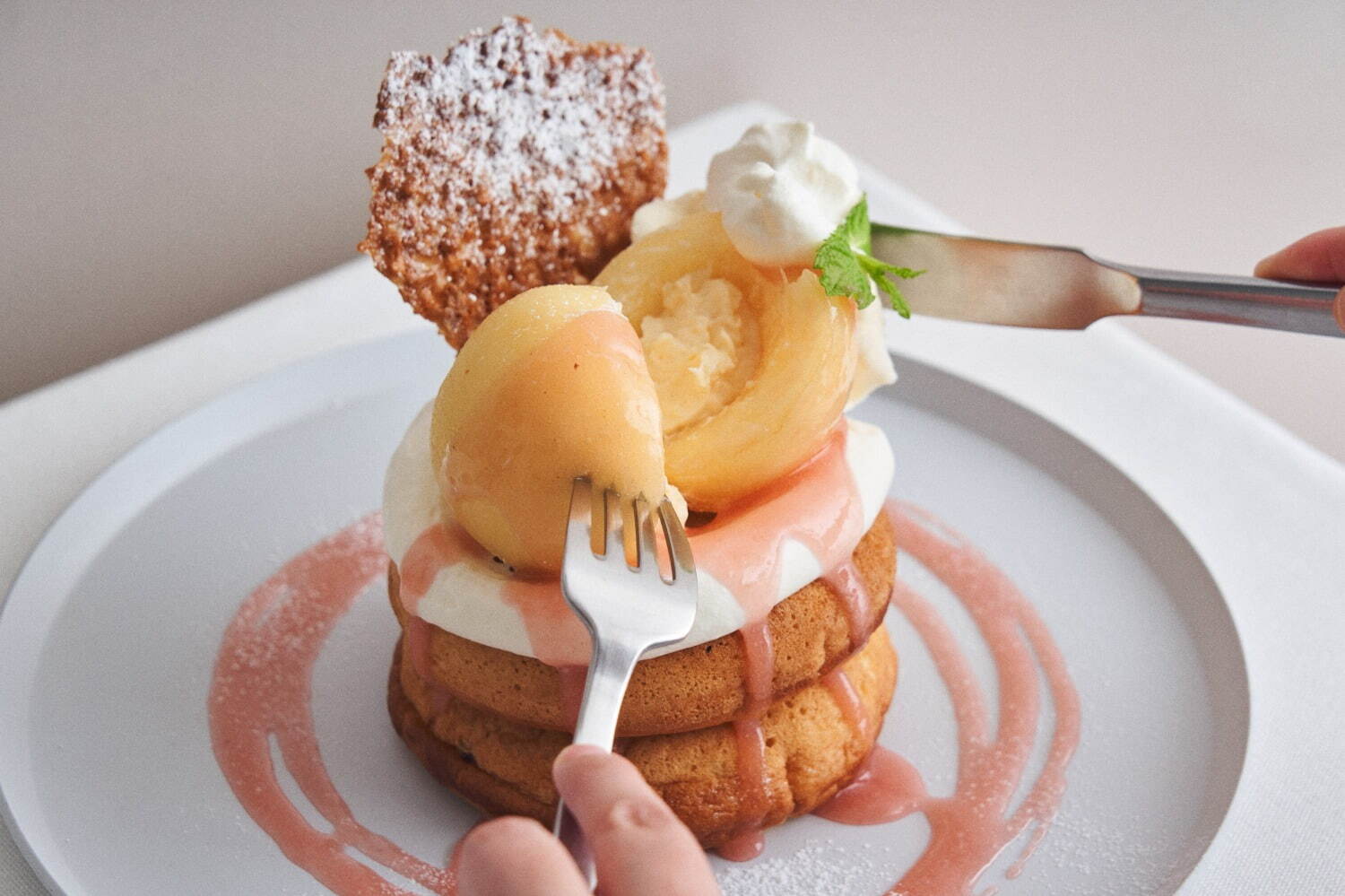 カフェ＆ブックス ビブリオテーク(café & books bibliothèque) 岡山白桃｜写真2