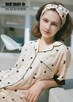 ピーチ・ジョン×マリークワント第2弾、デイジーモチーフ刺繍とドット柄ブラセット＆ルームウェア｜写真7