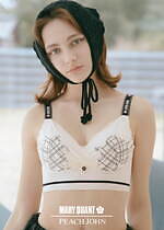 ピーチ・ジョン×マリークワント第2弾、デイジーモチーフ刺繍とドット柄ブラセット＆ルームウェア｜写真4