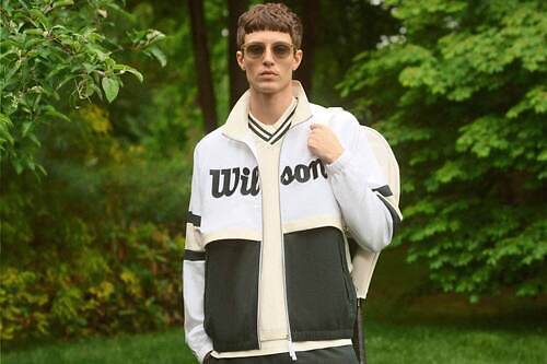 Kith×ウイルソン“グリーン＆ホワイト配色”のテニス着想ウェア、ラケット刺繍スウェットなど