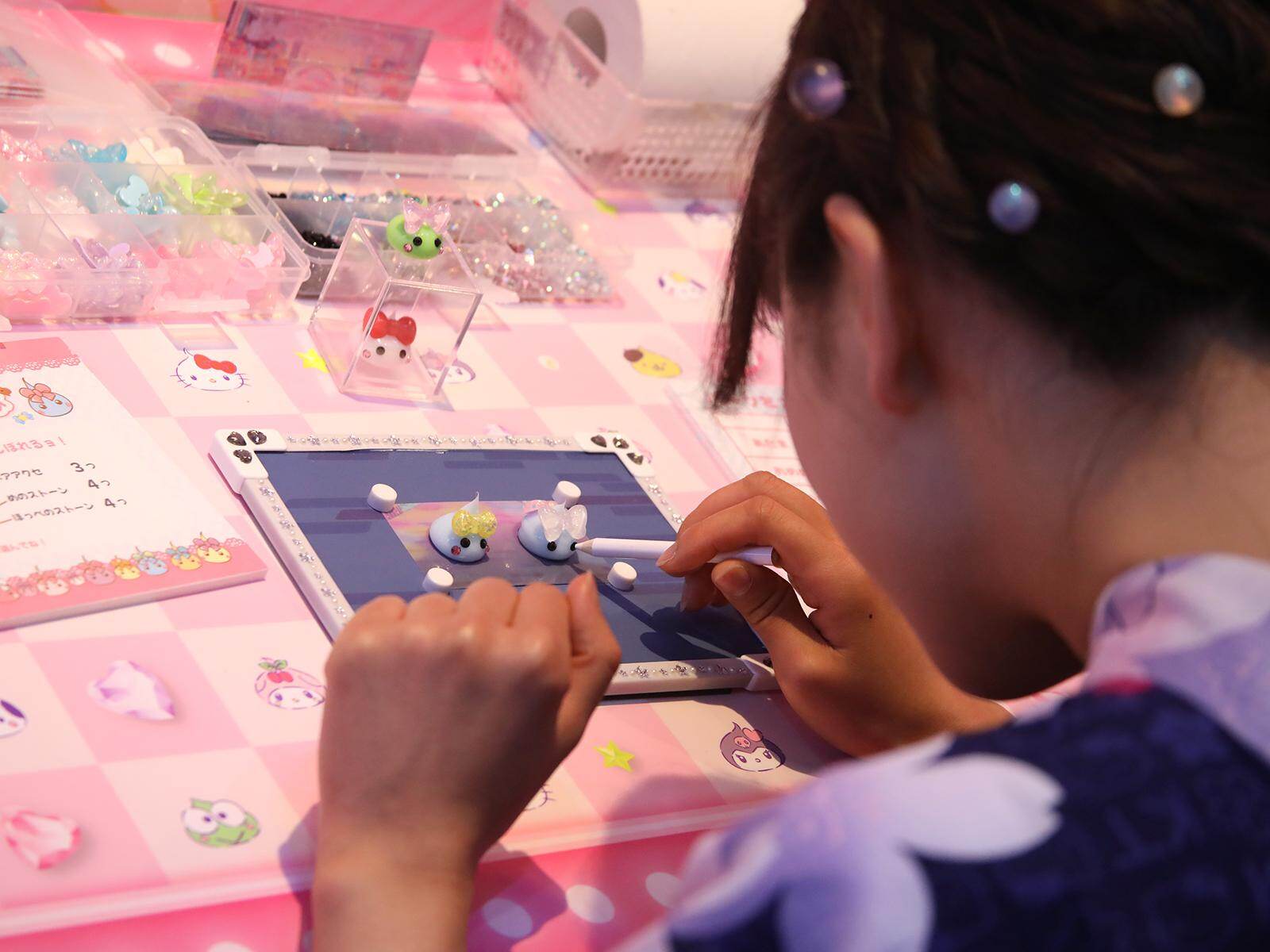 サンリオピューロランド夏イベント「ピューロランドネオナツマツリⅡ」レトロ縁日風ゲームやヤタイ風グルメ｜写真62