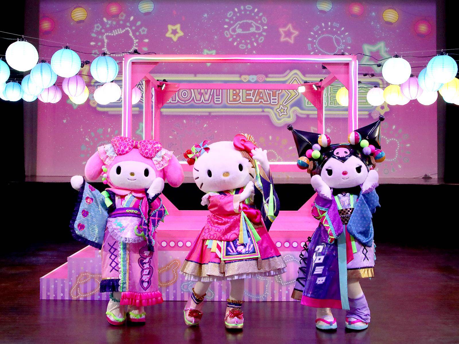 サンリオピューロランド夏イベント「ピューロランドネオナツマツリⅡ」レトロ縁日風ゲームやヤタイ風グルメ｜写真2