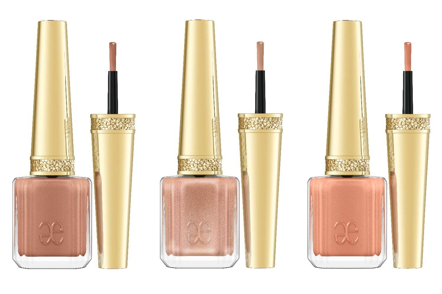 左から)「エレガンス ネイルカラー」10ml 01,02,03 各3,850円＜新製品＞