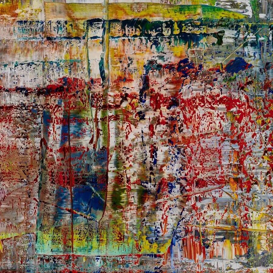 ゲルハルト・リヒター 《Abstraktes Bild (P1)》 1990/2014年