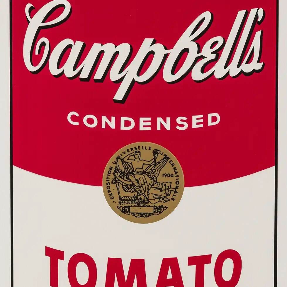 アンディ・ウォーホル 《Campbell’s Soup I: Tomato》 1968年