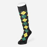 ベッドフォード×シックストックス“ラメ華やぐ”アーガイル柄のロングソックス｜写真4