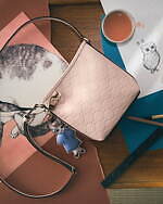 グッチ、ヒグチユウコが描く“ねこのボー＆ボリス”主役のバッグやチャーム付き財布｜写真6