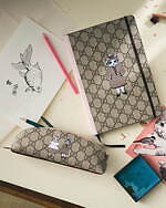 グッチ、ヒグチユウコが描く“ねこのボー＆ボリス”主役のバッグやチャーム付き財布｜写真11