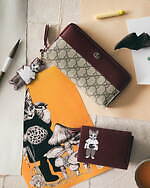 グッチ、ヒグチユウコが描く“ねこのボー＆ボリス”主役のバッグやチャーム付き財布｜写真9