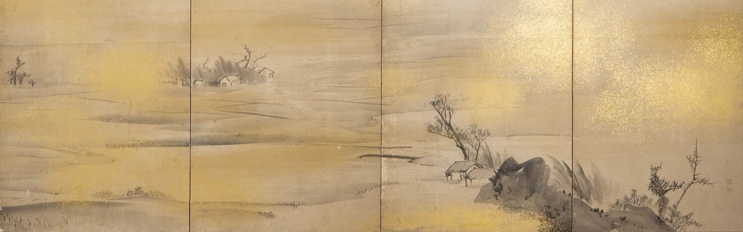 円山応挙《山水図屏風》(秋・部分) 江戸時代
［11月7日(金)〜1月12日(月・祝)展示予定｝