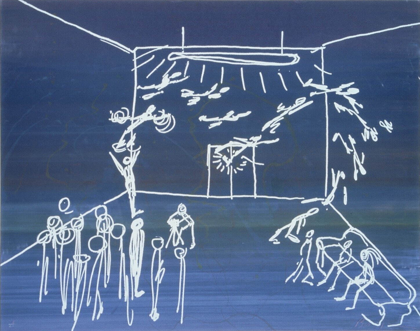 ジョナサンボロフスキー 《私は夢みた…》 1983年
©JonathanBorofsky