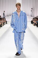 ドルチェ＆ガッバーナ 2026年春夏メンズコレクション - 部屋から外へ、エレガントに着るパジャマ｜写真67