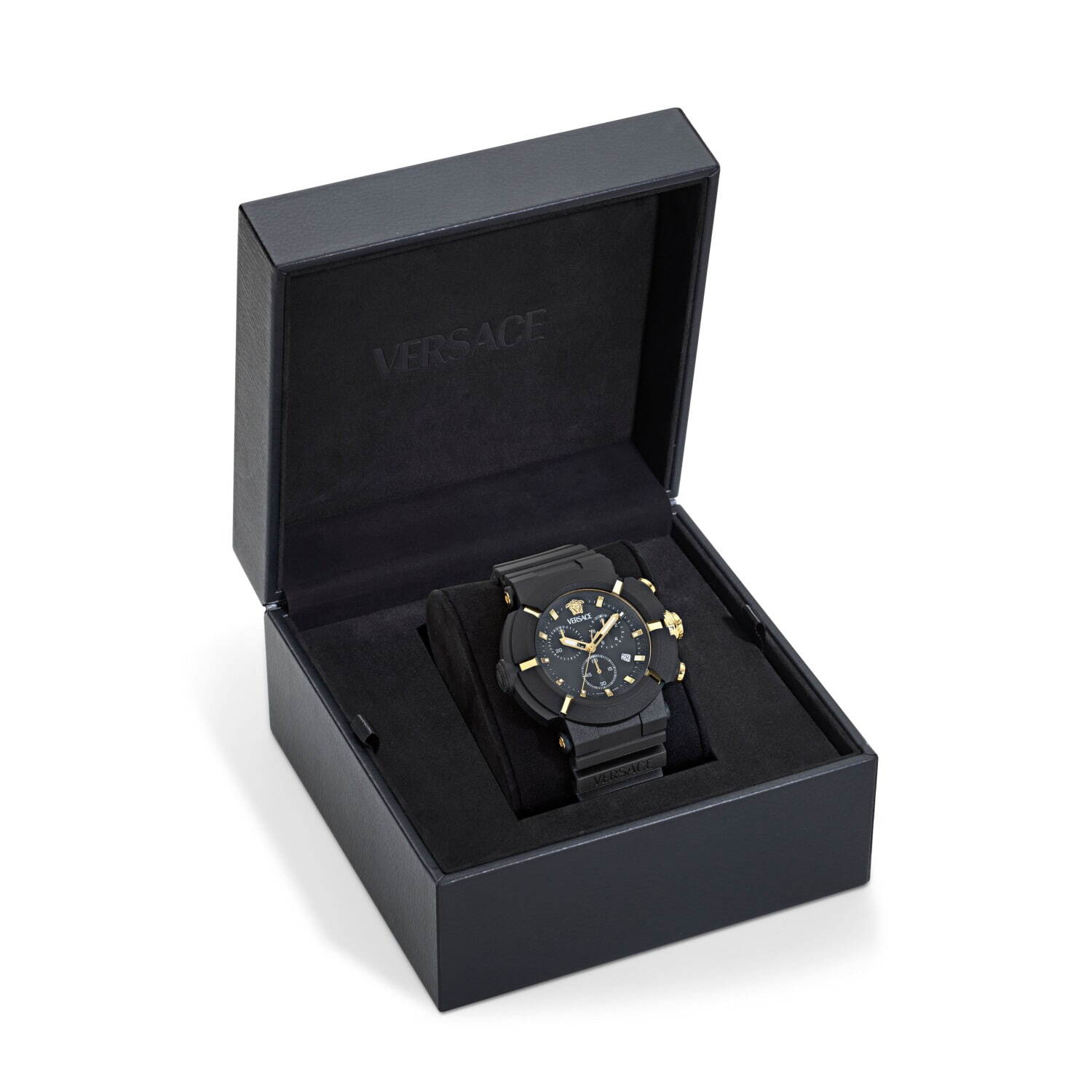 超レア VERSACE メデューサ クロノグラフ 6Pダイヤ パシャ