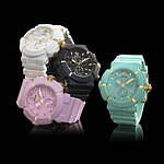 ヴェルサーチェ“メデューサ輝く”クロノグラフ腕時計、パステルブルーやピンクで｜写真1