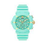 ヴェルサーチェ“メデューサ輝く”クロノグラフ腕時計、パステルブルーやピンクで｜写真4