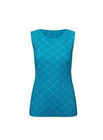 プリーツ プリーズ イッセイ ミヤケの服をまとった女性をカラフルに描いたタンクトップ＆ワンピース｜写真28