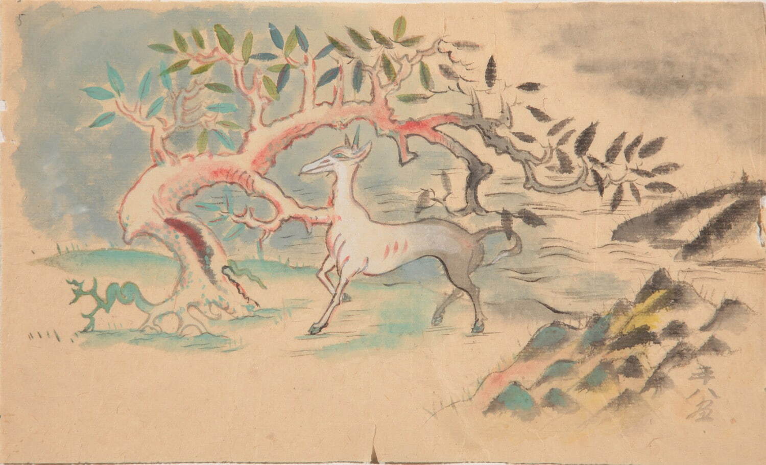 橋本平八 《霊獣》 制作年不詳 個人蔵