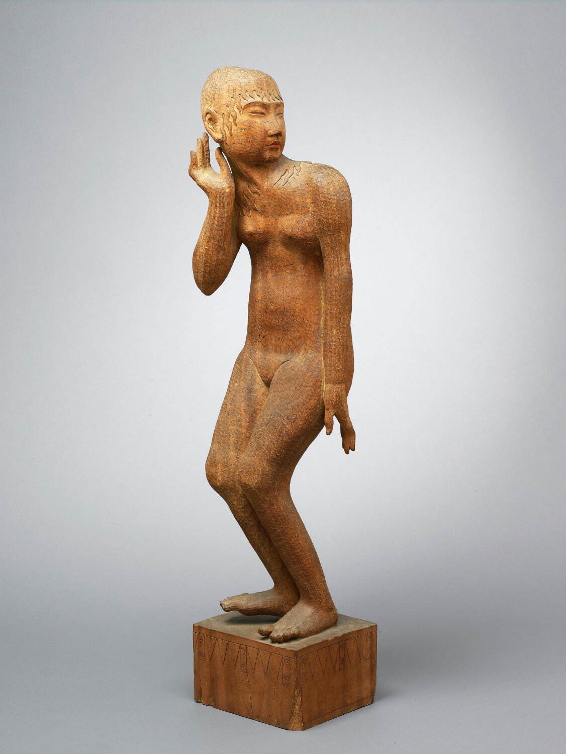 橋本平八 《花園に遊ぶ天女》 昭和5年(1930年) 東京藝術大学大学美術館蔵