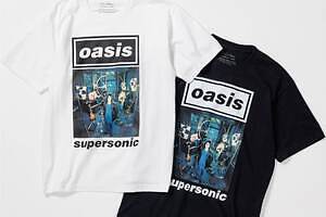 アダム エ ロぺ×オアシスのTシャツ「スーパーソニック」など名盤ジャケ写プリント