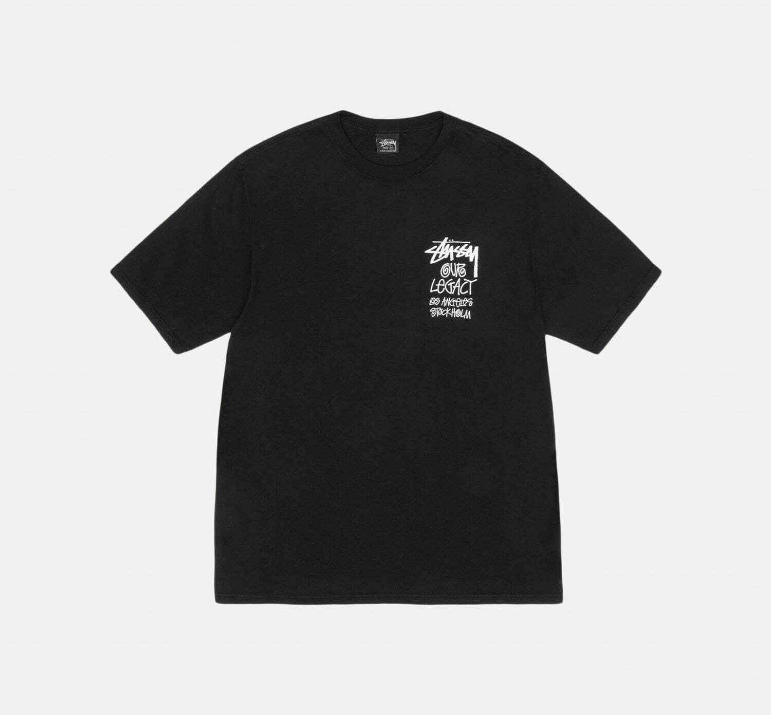 アワー レガシー ワークショップ×ステューシー、ミリタリー風カモ柄Tシャツ＆ロゴ刺繍キャップ｜写真1