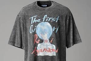 メゾンスペシャル×「エヴァンゲリオン」“手描き”綾波レイTシャツや半袖ニット
