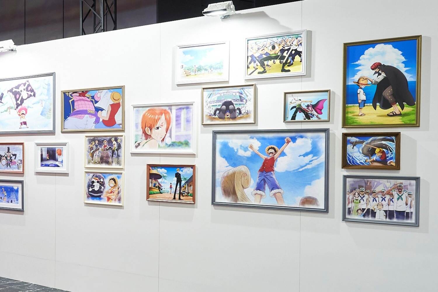 アニメ『ONE PIECE』体験型イベントが大阪で、“400枚超”作画や名場面イラストなど展示