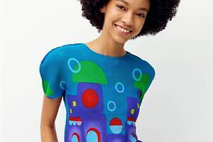 ミー イッセイ ミヤケ“竜宮城”柄トップ＆手染めグラデカラーの半袖シャツ