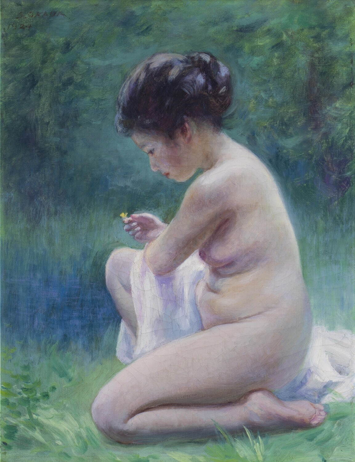 岡田三郎助 《裸婦》 大正13年(1924年)
福田美術館蔵 ［通期展示］