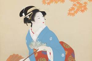 企画展「上村松園と美人画の軌跡」京都・福田美術館で - 上村松園や鏑木清方など約70点