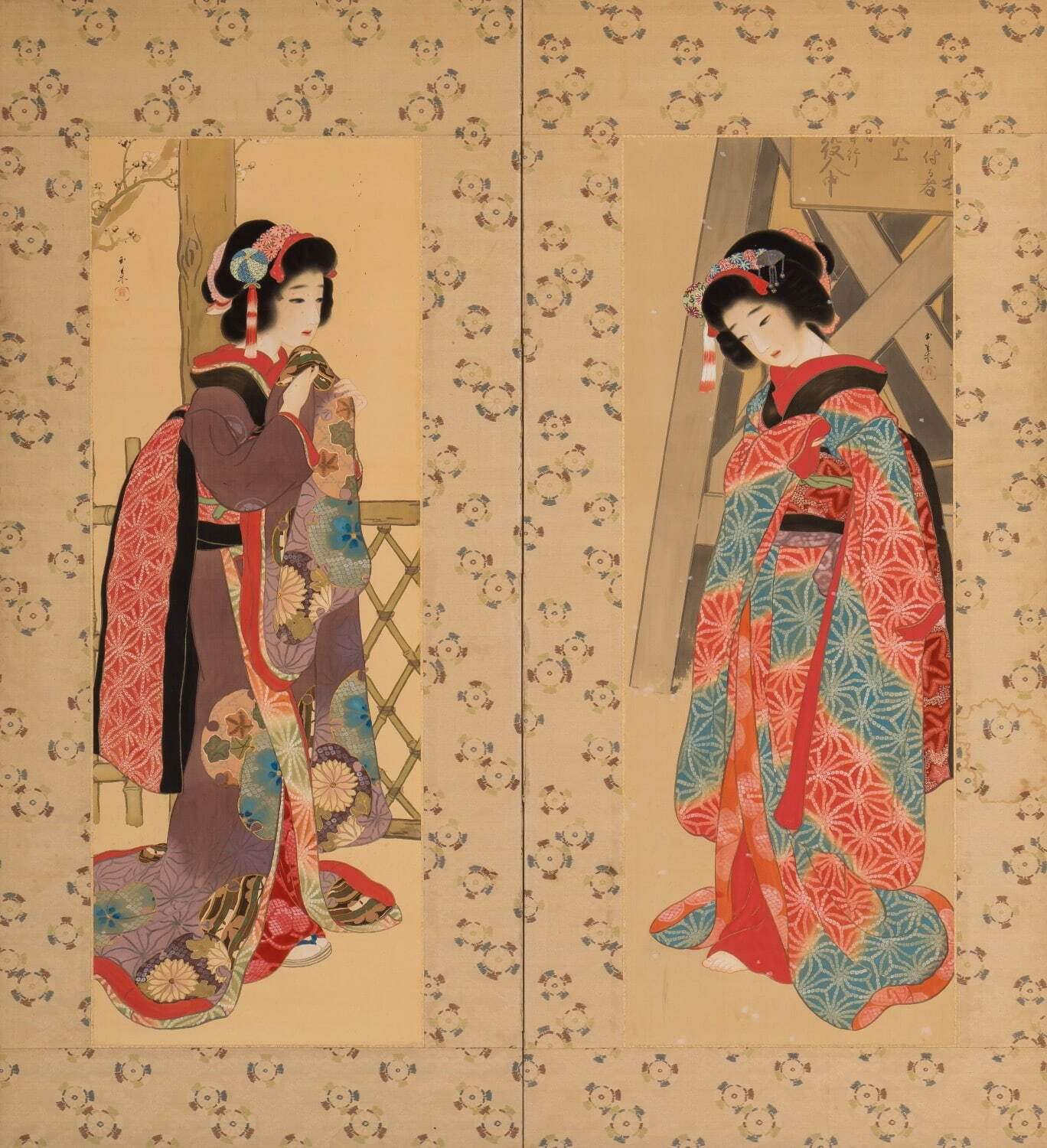 上村松園や鏑木清方、肉筆浮世絵などが一堂に - 企画展「浮世絵