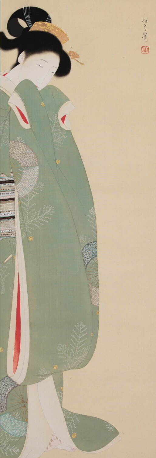 上村松園や鏑木清方、肉筆浮世絵などが一堂に - 企画展「浮世絵
