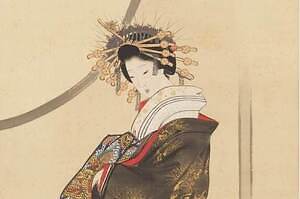 上村松園や鏑木清方、肉筆浮世絵などが一堂に - 企画展「浮世絵と美人画の軌跡」京都・嵯峨嵐山文華館で