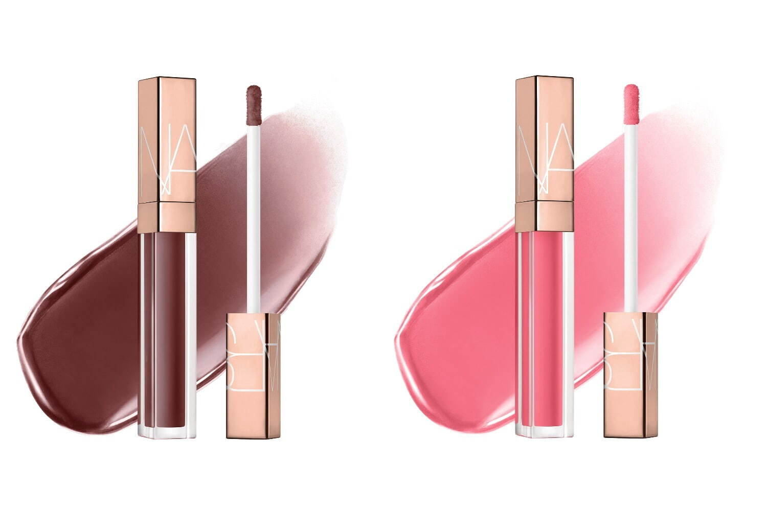 (左から)「NARS アフターグロー リップシャイン」280,286 各4,180円＜新色＞