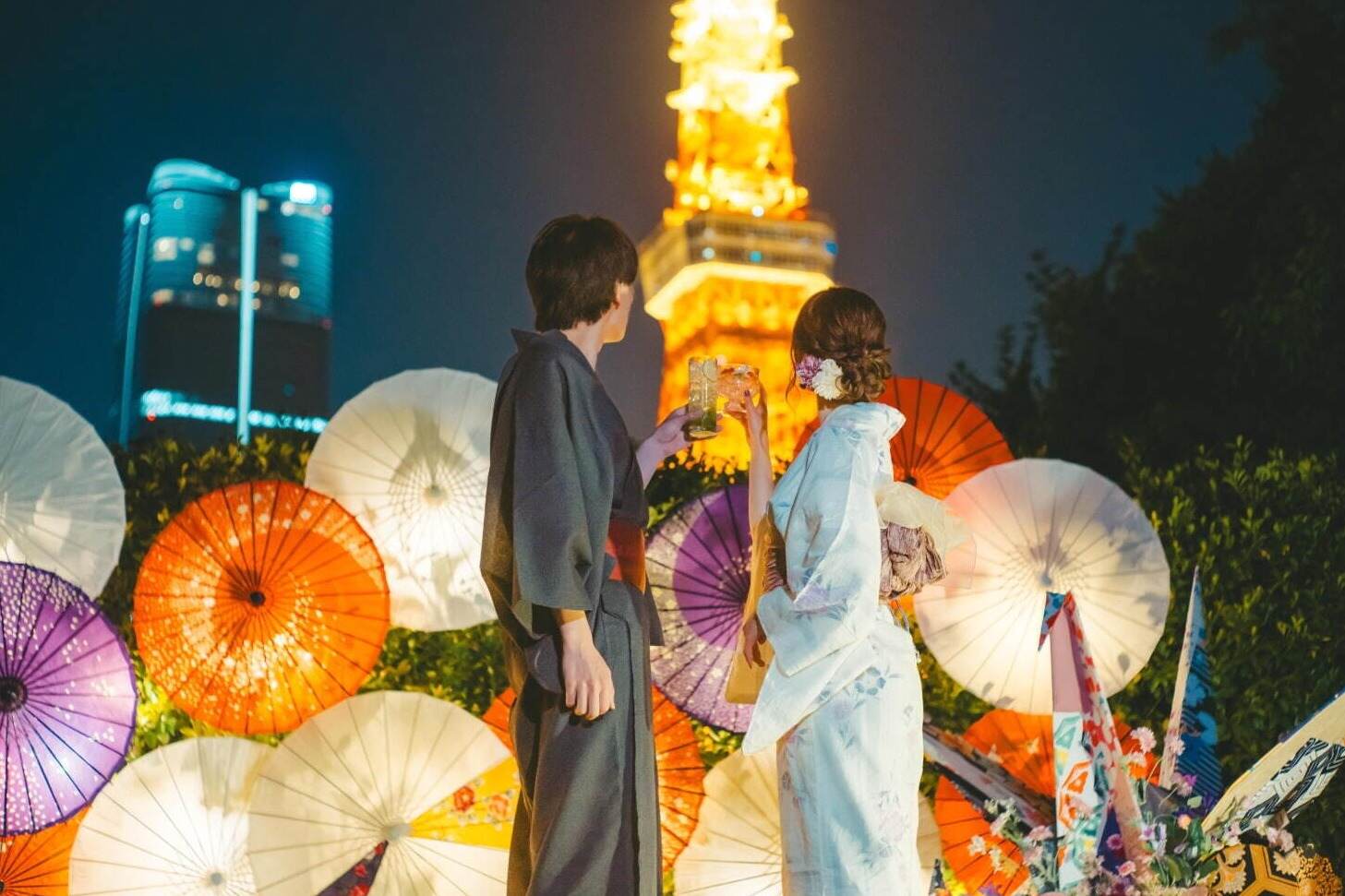 「スズムシカフェ」ザ・プリンス パークタワー東京で絶景夕涼み、縁側で“足水体験”や線香花火