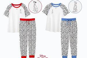 ピーチ・ジョン『101匹わんちゃん』モチーフのダルメシアン柄ルームウェア、耳付きアイマスクも