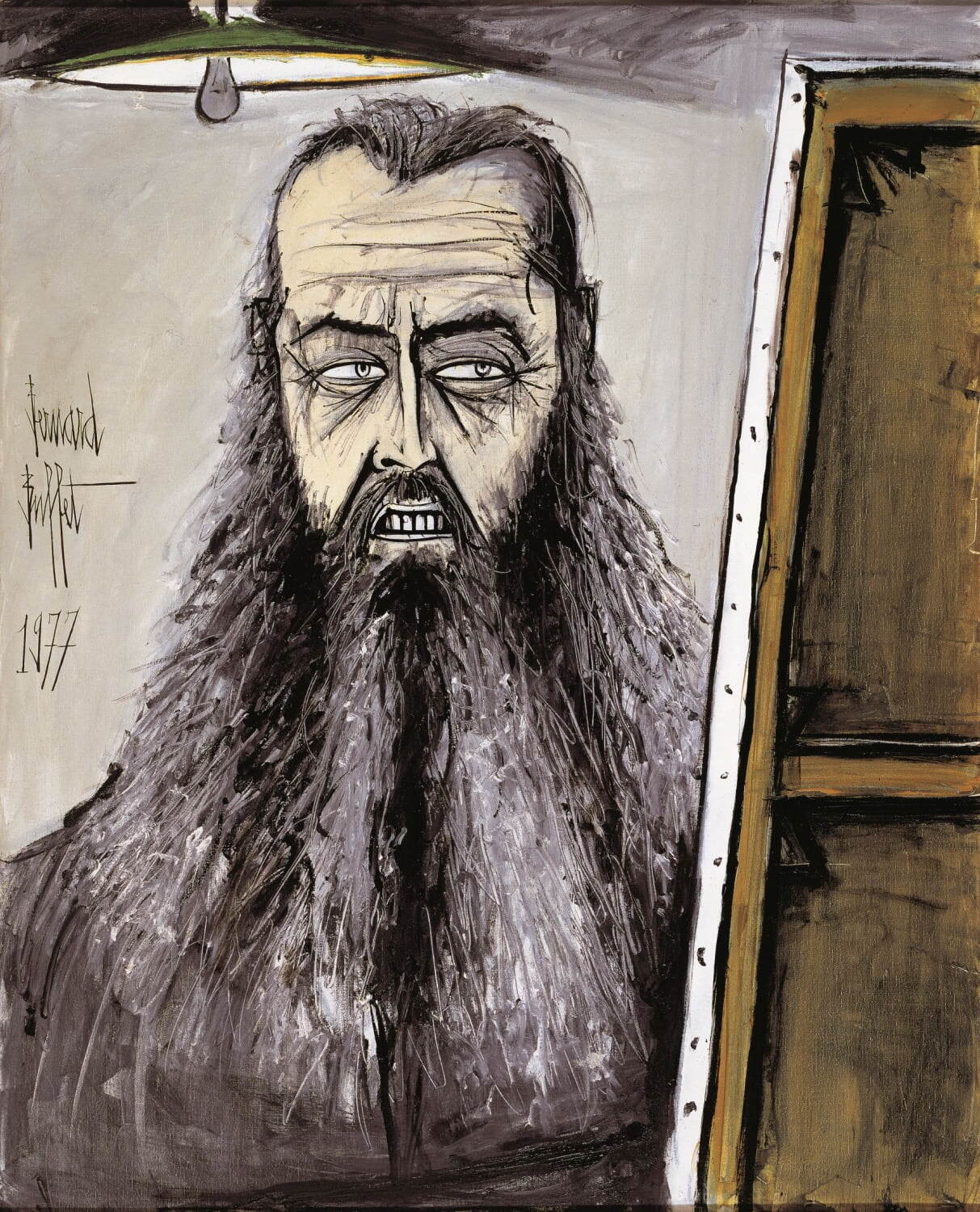 ベルナール・ビュフェ 《自画像I》 1977年