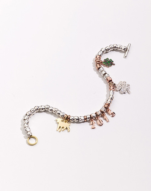 dodo pomelato チャーム Pomellato DoDo 18k Yellow Gold Penguin Charm SV Beads Blue