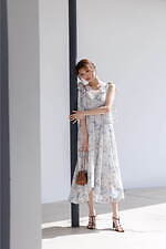 スナイデルの夏ワンピース、ひだまりイエローの刺繍キャミワンピ＆花びら風レイヤードレス｜写真6