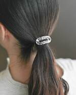 ハリオのヘアゴム、ゆらめく水面＆溶ける霜柱イメージのガラス装飾｜写真3