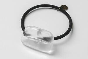 ハリオのヘアゴム、ゆらめく水面＆溶ける霜柱イメージのガラス装飾