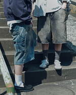 アンセルム“ダメージ加工”のペインターデニムショーツ、1LDK限定で｜写真5