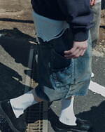 アンセルム“ダメージ加工”のペインターデニムショーツ、1LDK限定で｜写真10