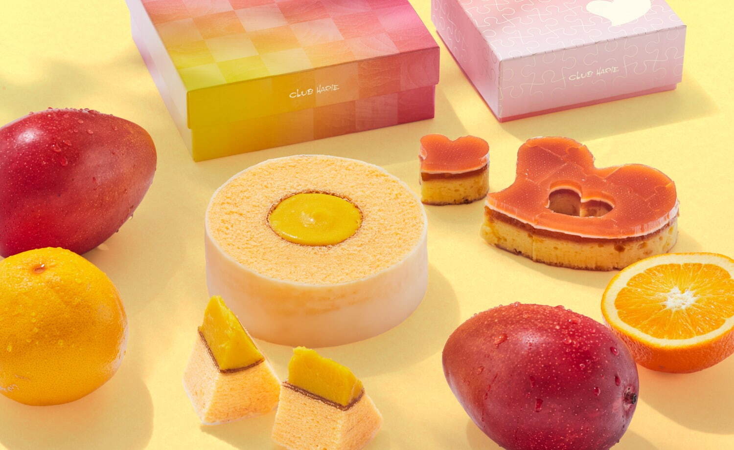 左から)「ショコラバーム トロピカル」2,916円、「ハートブラウニー トロピカル」2,808円