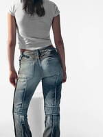 ジースター× ノウルズ“裾ジップ付き”フレアジーンズ、モーターサイクルジャケットから着想｜写真7