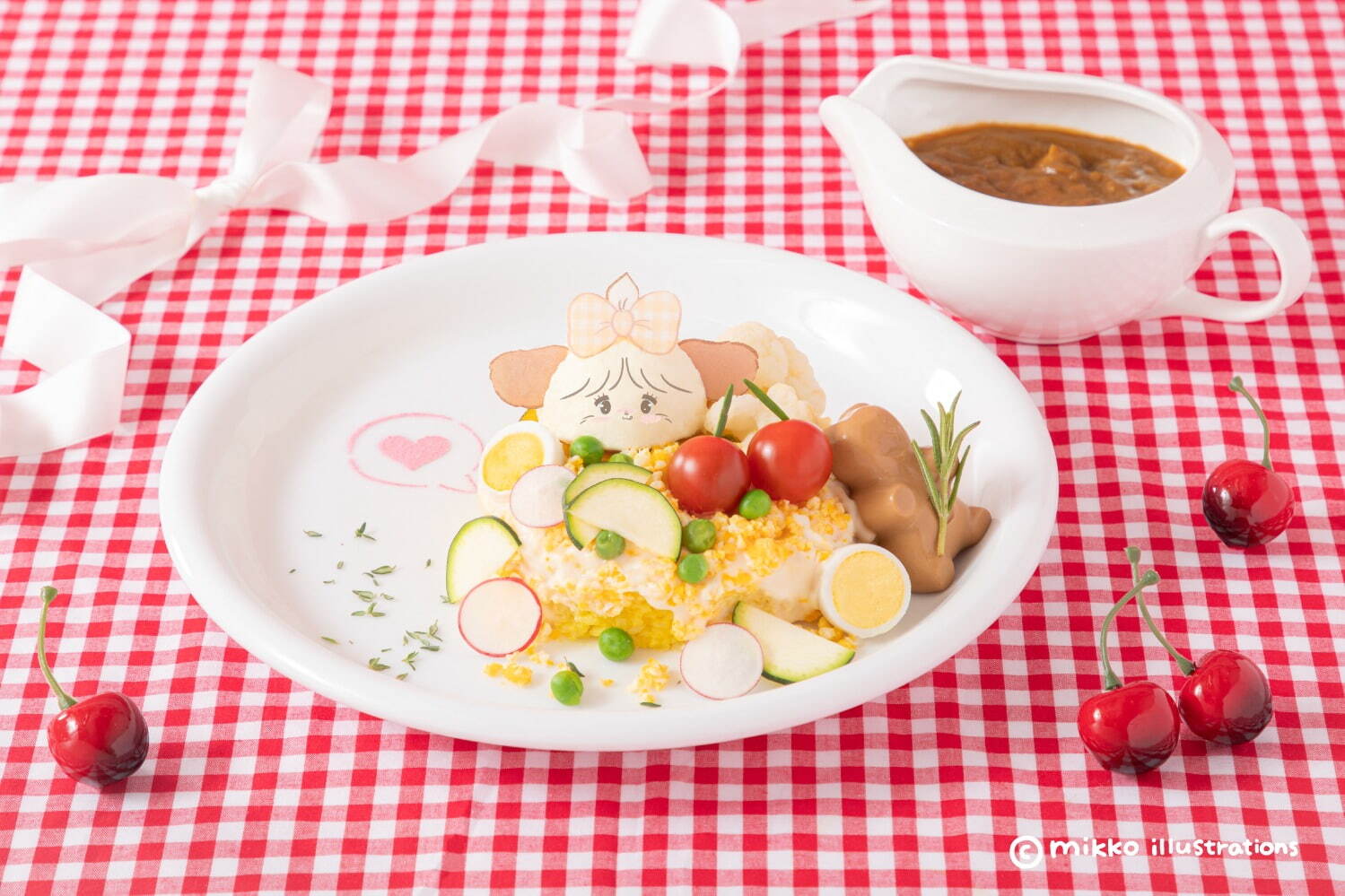 「ミッコカフェ」東京と大阪で、白ねこ「ムース」のふわふわパスタ＆ティラミス風厚焼きパンケーキ｜写真5