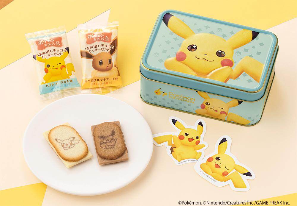 ポケモン東京ばな奈 はみ出しチュウのクッキーサンド スペシャル缶(ピカチュウ) 12枚入 1,998円 